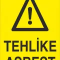 Tehlike Asbest Levhası