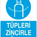 Tüpleri Bağlı Tut Levhası Basınçlı Gaz Tüpü Güvenliği