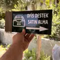 Wooden Seri Yönlendirme Tabela Levha
