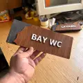 Wooden Seri Yönlendirme Tabela Levha MDL 2