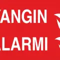 Yangın Alarmı Levhası