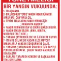 Yangın İhbar Yönetmeliği Levhası