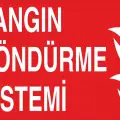 Yangın Söndürme Sistemi Levhası
