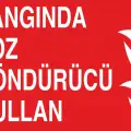 Yangında Toz Söndürücü Kullan Levhası