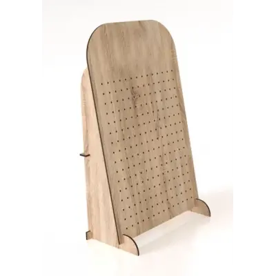 Ahşap Dekoratif Küpe Takı Standı
