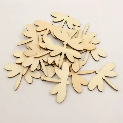 Boyanabilir Ahşap Yusufcuk Kuşu 5x3,5 Cm 30 Adet
