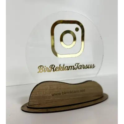 Kişiye Özel İnstagram Masaüstü İsimlik
