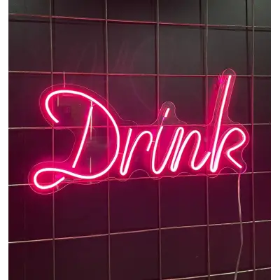 Neon Led Drink Yazısı