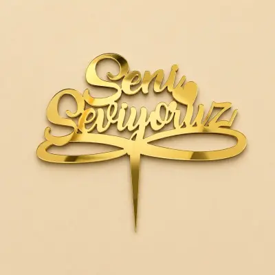 Seni Seviyoruz Pleksi Pasta Süsü