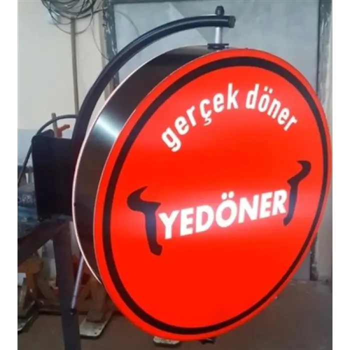360 Derece Dönen Konsollu Dış Mekan Fener Tabela Işıklı