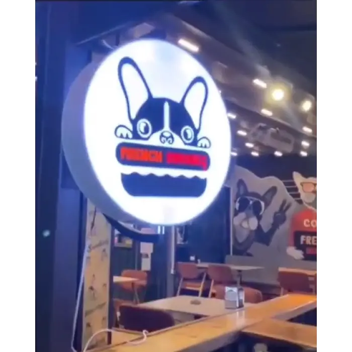 360 Derece Dönen Konsollu Dış Mekan Fener Tabela Işıklı