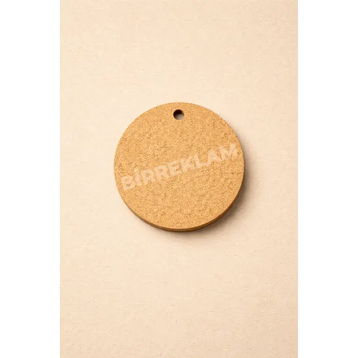 8 Cm Yuvarlak Supla Magnet Tahtası 3 mm Naturel Ham Boyanabilir Ahşap