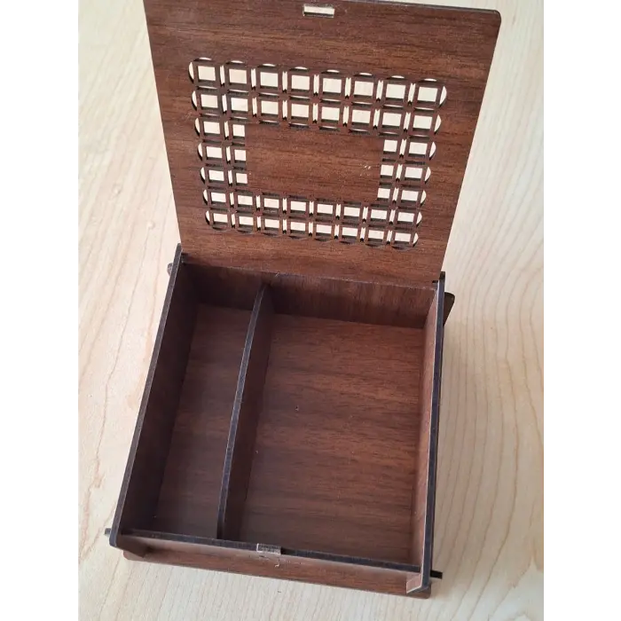 Ahşap Hediyelik Kutu 12x12x5 cm