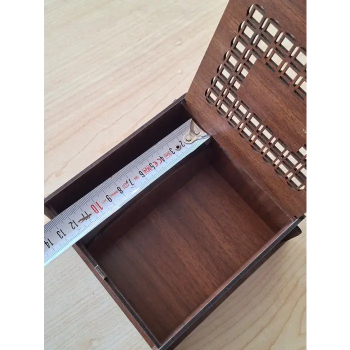 Ahşap Hediyelik Kutu 12x12x5 cm