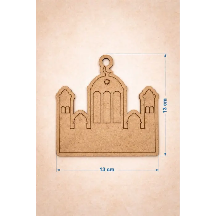Ahşap Ramazan Camii Boyama Figürü