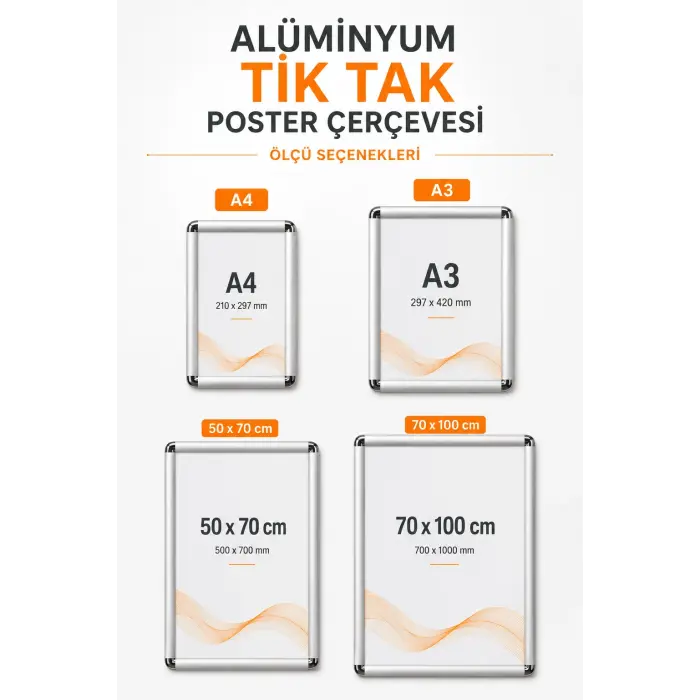 Alüminyum Tik Tak Çerçeve