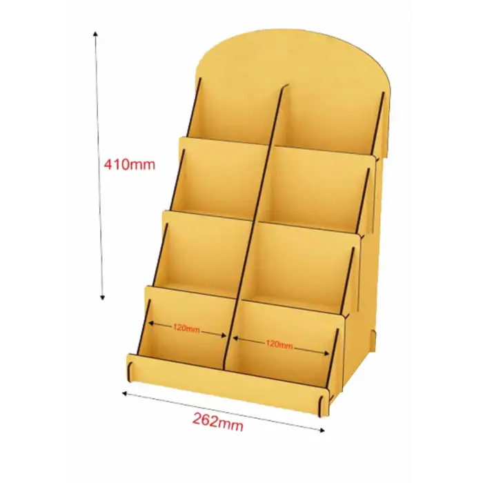 Dekoratif Ahşap Ürün Standı 41x26 cm Demonte