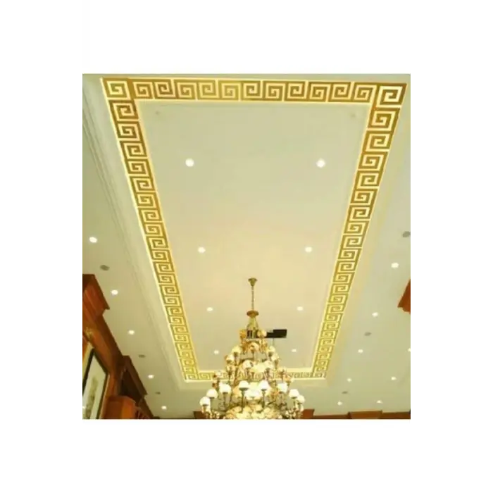 Dekoratif Labirent Bordür 20 Adet Gold Pleksi Dekor Ayna 8x7 Cm