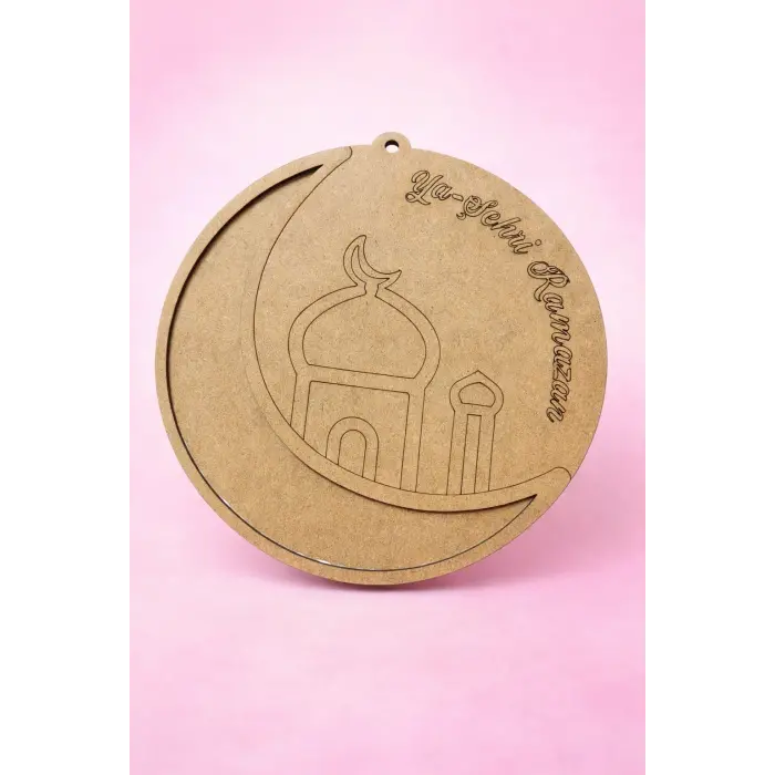 Ramazan Hilal Figürü Okul Aktivite Boyama 20 Cm