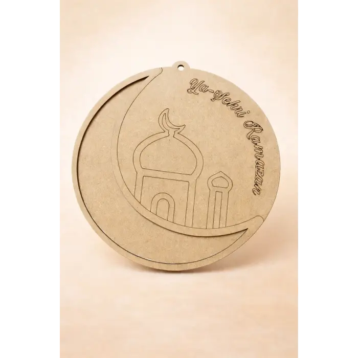 Ramazan Hilal Figürü Okul Aktivite Boyama 20 Cm