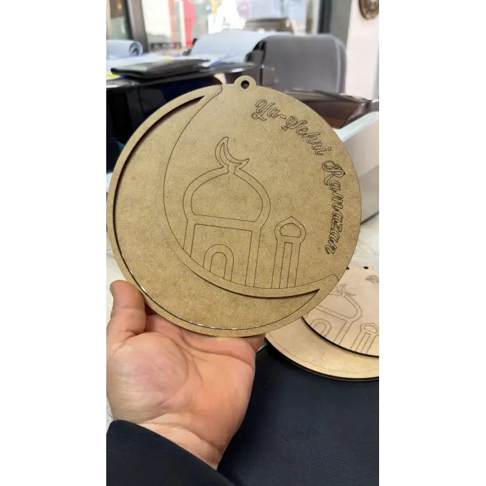 Ramazan Hilal Figürü Okul Aktivite Boyama 20 Cm