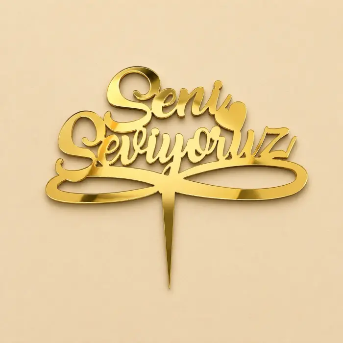 Seni Seviyoruz Pleksi Pasta Süsü