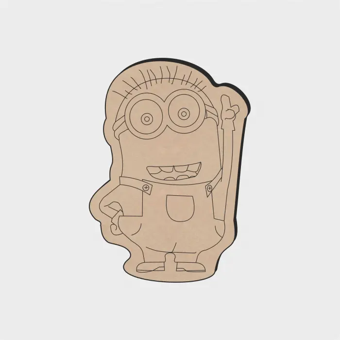 Sevimli Minion Ahşap Boyama Anaokul Etkinlik