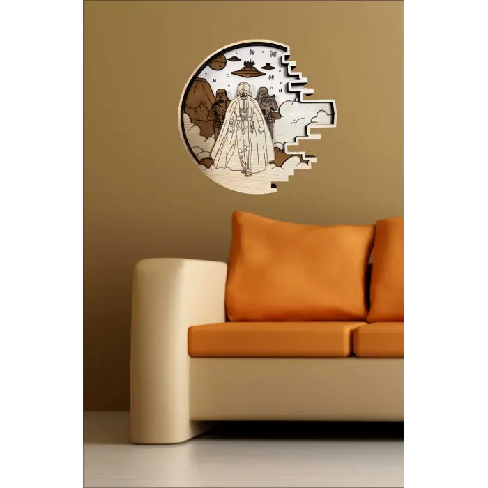 Star Wars Ahşap Duvar Dekorasyonu