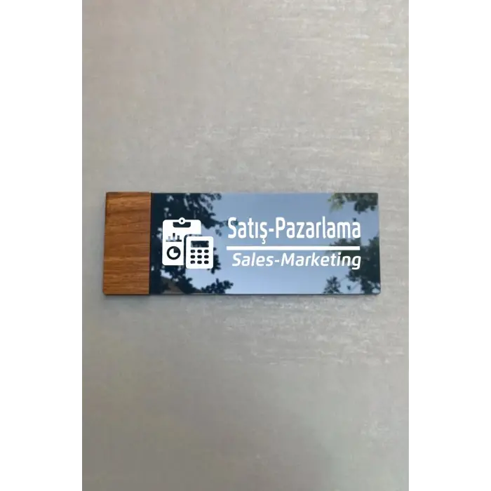 Wooden Seri Yönlendirme Tabela Levha