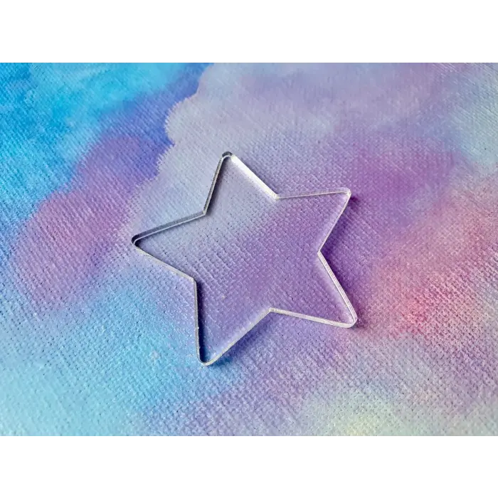 Yıldız 3 mm Şeffaf plexiglass 30 adet
