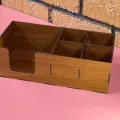 Ahşap Cafe Restoran Oteller için Masa Üstü Peçetelik 30x16