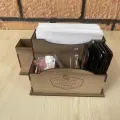 Ahşap Cafe Restoran Oteller için Masa Üstü Peçetelik Logolu