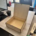 Ahşap Kutu Lazer Kesim 25x21x7 cm Demonte