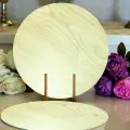 Ahşap Supla Levha 6 Adet Mdf 25 Cm Çap Yuvarlak Servis Altı Supla