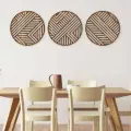 Bohem Ahşap Duvar Dekorasyonu 3lü set 25 cm