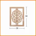 Boyanabilir Dekoratif Desen Duvar Dekorasyonu 39x29 cm mdl2