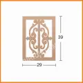 Boyanabilir Dekoratif Desen Duvar Dekorasyonu 39x29 cm mdl4