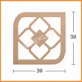 Boyanabilir Dekoratif Desen Duvar Dekorasyonu 39x39 cm mdl13
