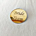 Bride Team Yazılı Gold Pleksi