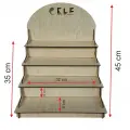 Dekoratif Ahşap Ürün Teşhir Standı 45x30 MDL5