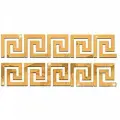 Dekoratif Labirent Bordür 20 Adet Gold Pleksi Dekor Ayna 8x7 Cm