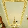 Dekoratif Labirent Bordür 20 Adet Gold Pleksi Dekor Ayna 8x7 Cm