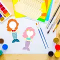 Deniz Kızı Aşk Aynası Ahşap Boyama Okul Diy Etkinlik Aktivite Sanat