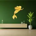 Deniz Kızı Gold Gümüş Pleksi Akrilik Cam