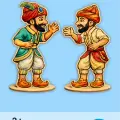 Hacivat & Karagöz Ahşap Etkinlik Boyama Standlı
