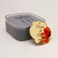 Özel Tasarım Gold & Gümüş Pleksi Düğün Nişan Söz Hediyelikleri