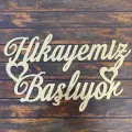 Pleksi İsimlik Hikayemiz Başlıyor Söz Nişan Perde Süsü Pleksi Tag