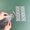 Pleksi Süs Akrilik Ayna Gümüş Motif Desenli Duvar Tavan Süsü Ev Dekorasyon