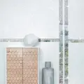 Pleksi Süs Akrilik Ayna Gümüş Motif Desenli Duvar Tavan Süsü Ev Dekorasyonu mdl2