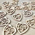 Rustik Love Yazısı 3,5 Cm Lazer Kesim
